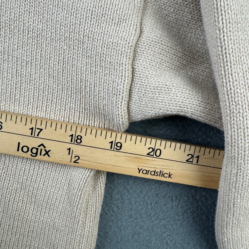 XO/KR Beige Knit Cardigan with Pink Heart Embroidery - Picture 9 of 10